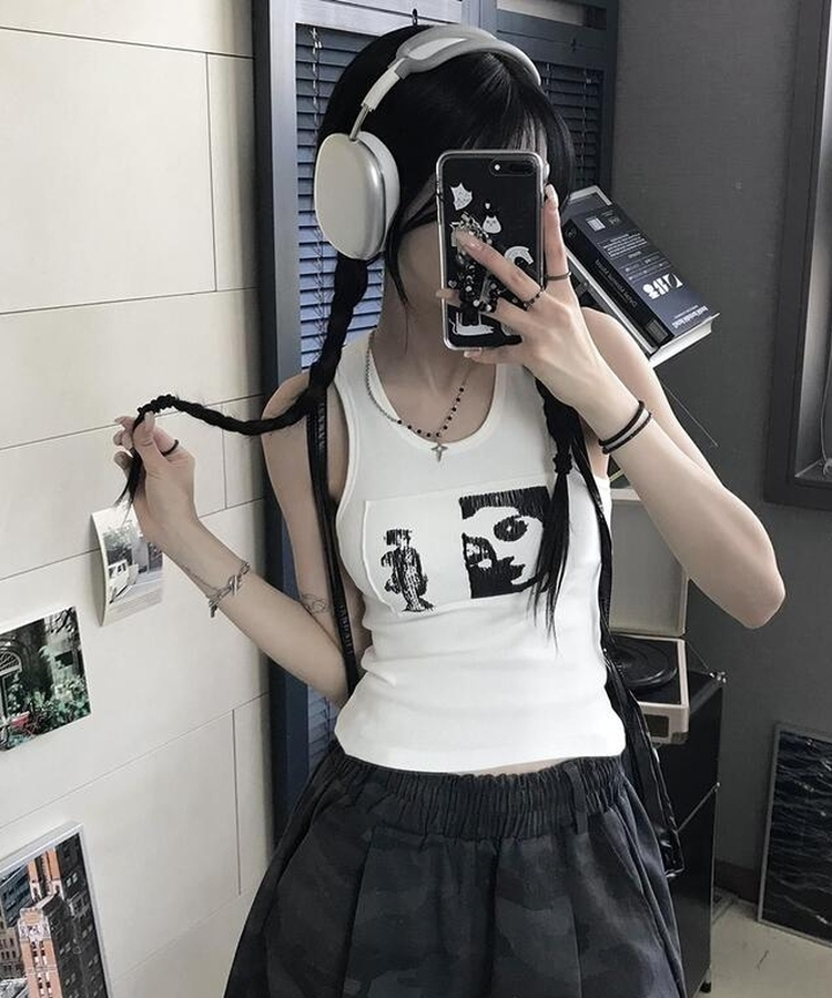 シャインクロップキャミソール IVORY
