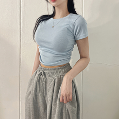 半袖Tシャツ スパンシャーリング半袖Tシャツ(5color) SKYBLUE
