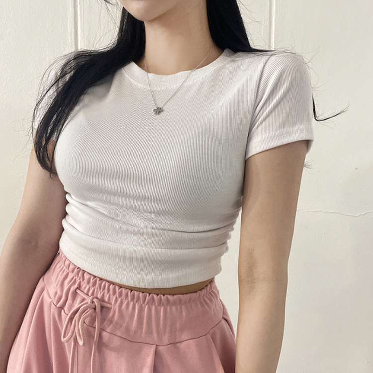 スパンシャーリング半袖Tシャツ(5color) IVORY