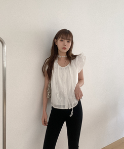 ファッション雑貨 レースタイマフラー IVORY