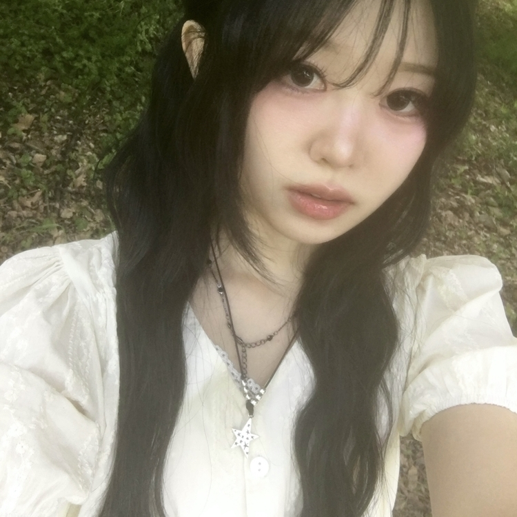 パンチング半袖ブラウス IVORY