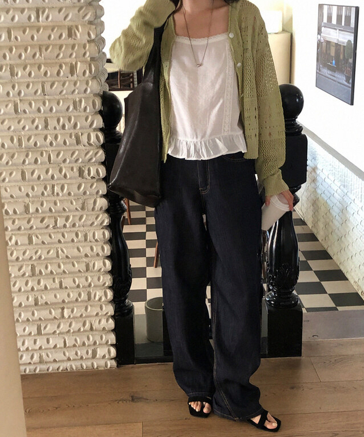 レーススリーブレス IVORY
