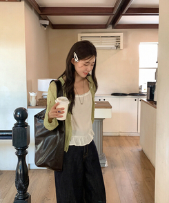 シースルーカーディガン(5color) OLIVE