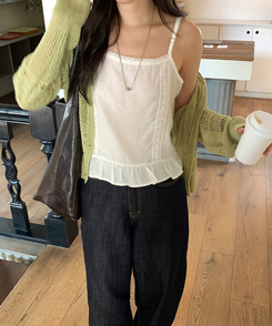 シースルーカーディガン(5color) OLIVE