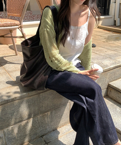 シースルーカーディガン(5color) OLIVE