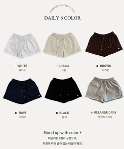ペンダントショートパンツ(6color)