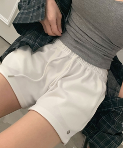 ペンダントショートパンツ(6color) WHITE