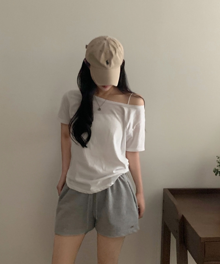 ペンダントショートパンツ(6color) MELANGE GRAY