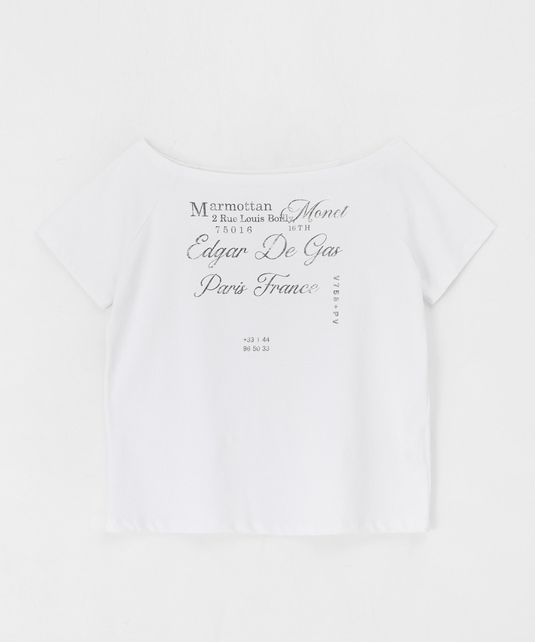 半袖Tシャツ オフショルダー半袖Tシャツ
