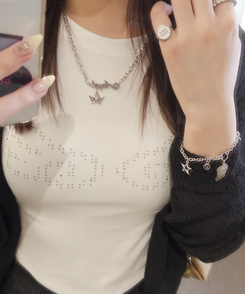 ジュエリー エンジェルチェーンネックレス SILVER