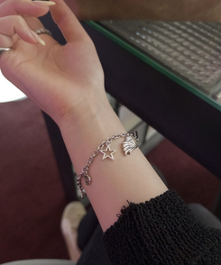 ジュエリー トグルバーチェーンブレスレット SILVER