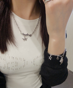 ジュエリー トグルバーチェーンブレスレット SILVER