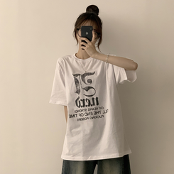 半袖Tシャツ ラウンドビッグサイズ半袖Tシャツ WHITE