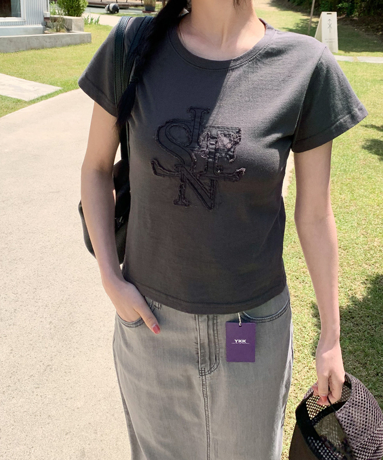 シエンスリム半袖Tシャツ CHARCOAL