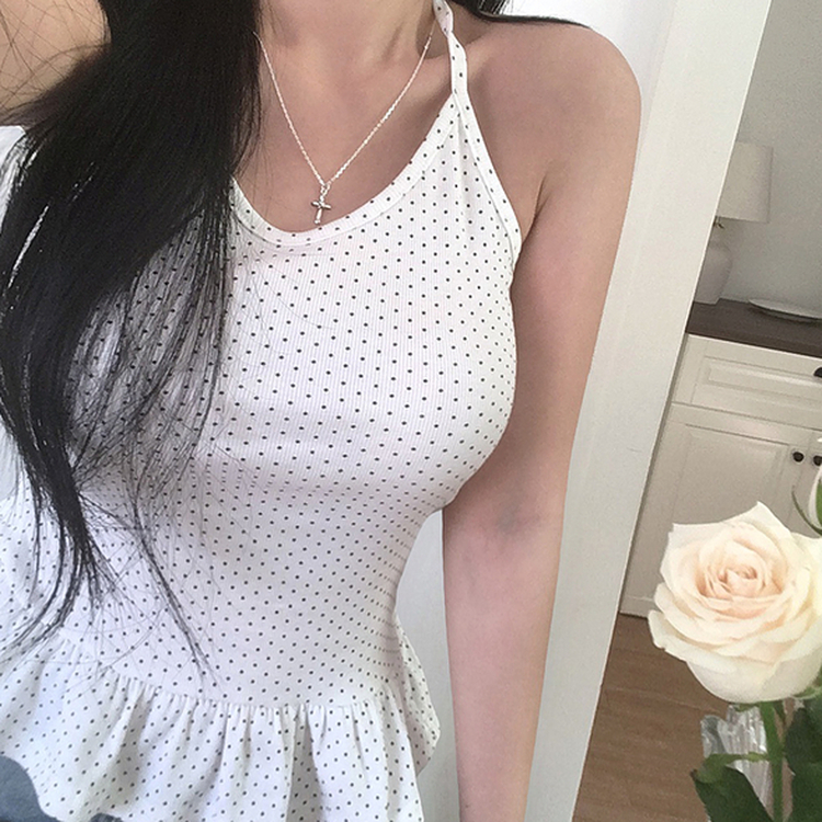 ホルターキャミソールトップ WHITE