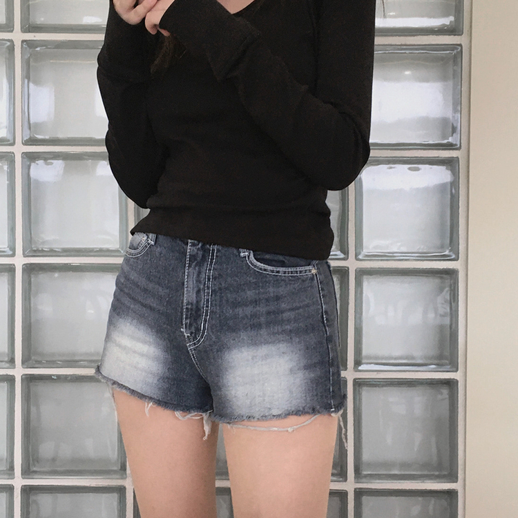 SPS33796 3分丈デニムショートパンツ ショートパンツ - Cream Cheese