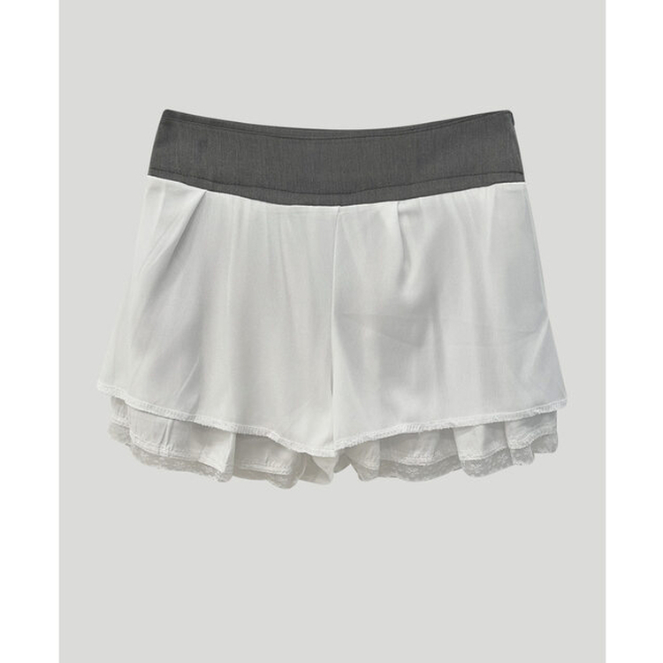 レースプリーツスカート