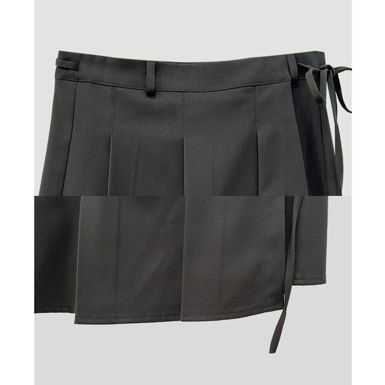ラップミディプリーツスカート｜ミディ/ロングスカート｜韓国