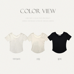 半袖Tシャツ ドットクロップ半袖Tシャツ