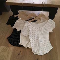 半袖Tシャツ ドットクロップ半袖Tシャツ
