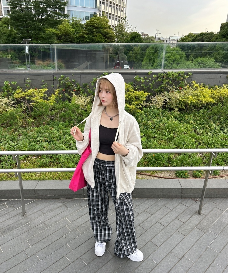 サマーチェックパンツ｜ワイド｜韓国ファッション通販 SONA