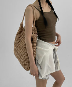 バッグ タンビッグショルダーバッグ BROWN