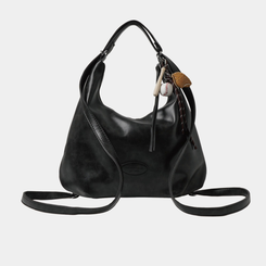 バッグ レザーマルチショルダーバックパック BLACK