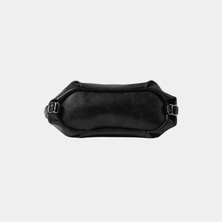レザーマルチショルダーバックパック BLACK