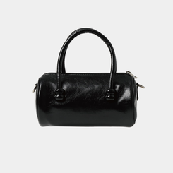 バッグ ハートチャームトートクロスバッグ BLACK