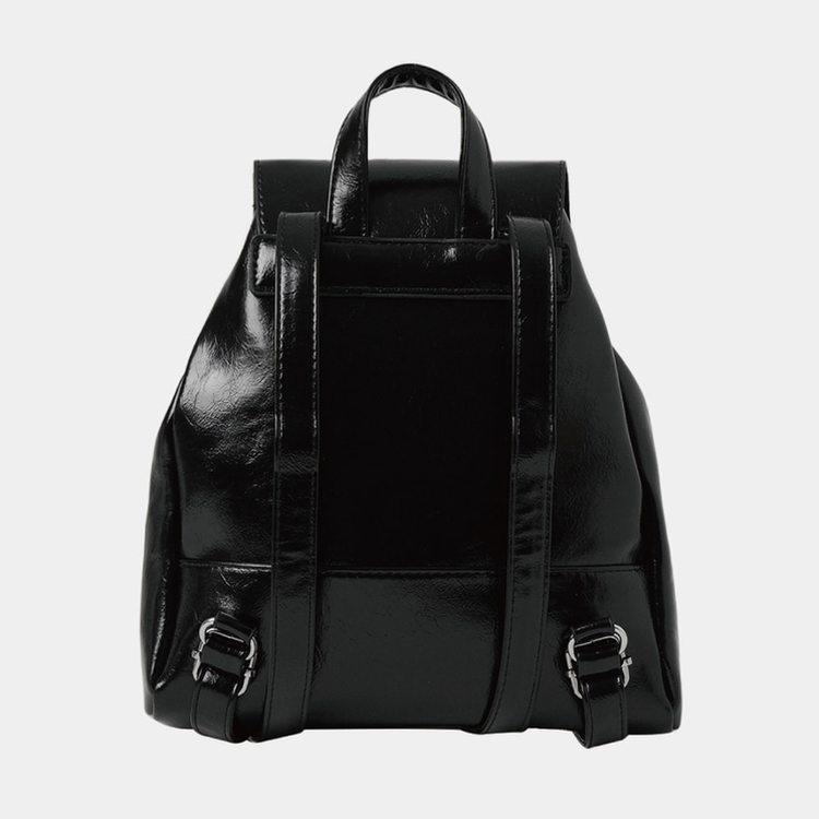 レザーバックルミニバックパック BLACK