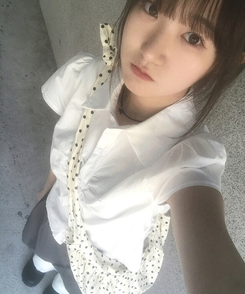 シャーリングセミクロップブラウス(5color) WHITE