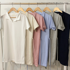 ミニワンピース リボンミニワンピース(6color)