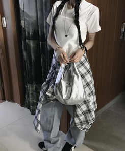 バッグ マカロンハンドバッグ SILVER