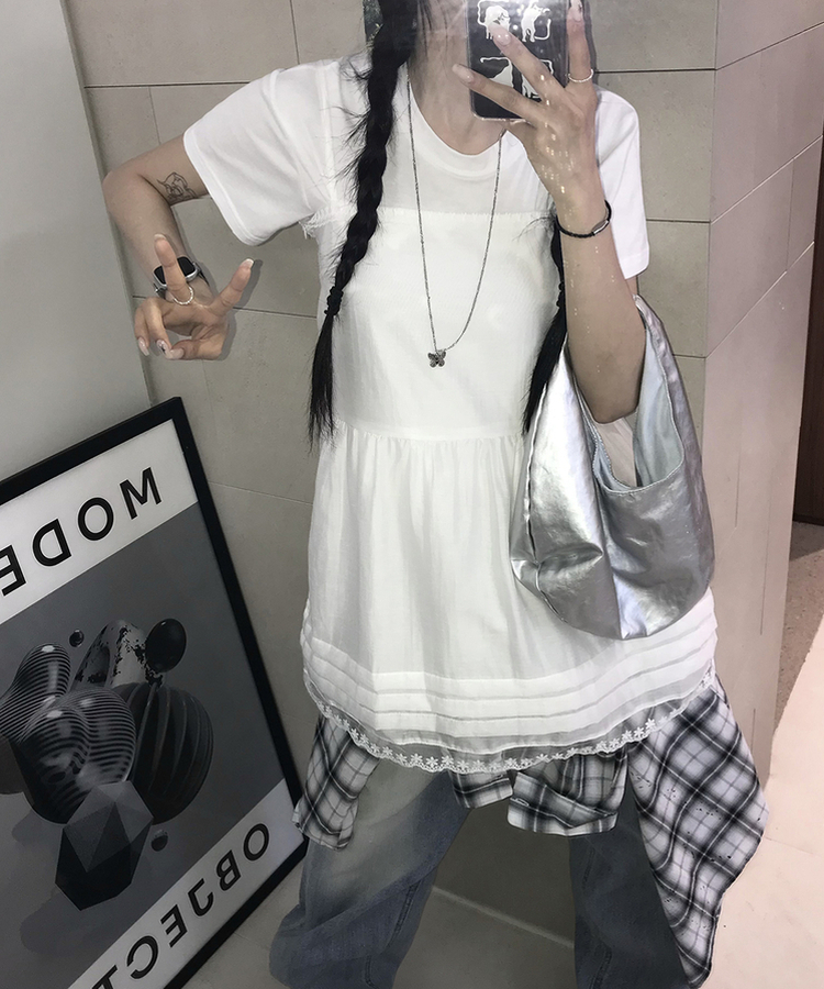 マカロンハンドバッグ SILVER