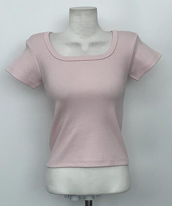 半袖Tシャツ ホリックリブ半袖Tシャツ(7color)
