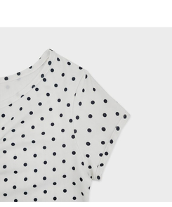 半袖Tシャツ ドットシャーリングボタン半袖Tシャツ
