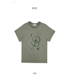 クローバーセミクロップ半袖Tシャツ