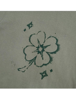 クローバーセミクロップ半袖Tシャツ