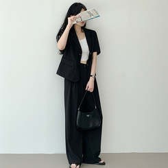 フレディ半袖ジャケット BLACK