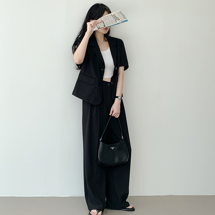 フレディ半袖ジャケット BLACK