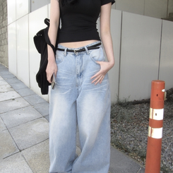 ファッション雑貨 フリップスリムベーシックベルト BLACK
