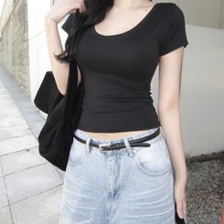 ファッション雑貨 フリップスリムベーシックベルト BLACK
