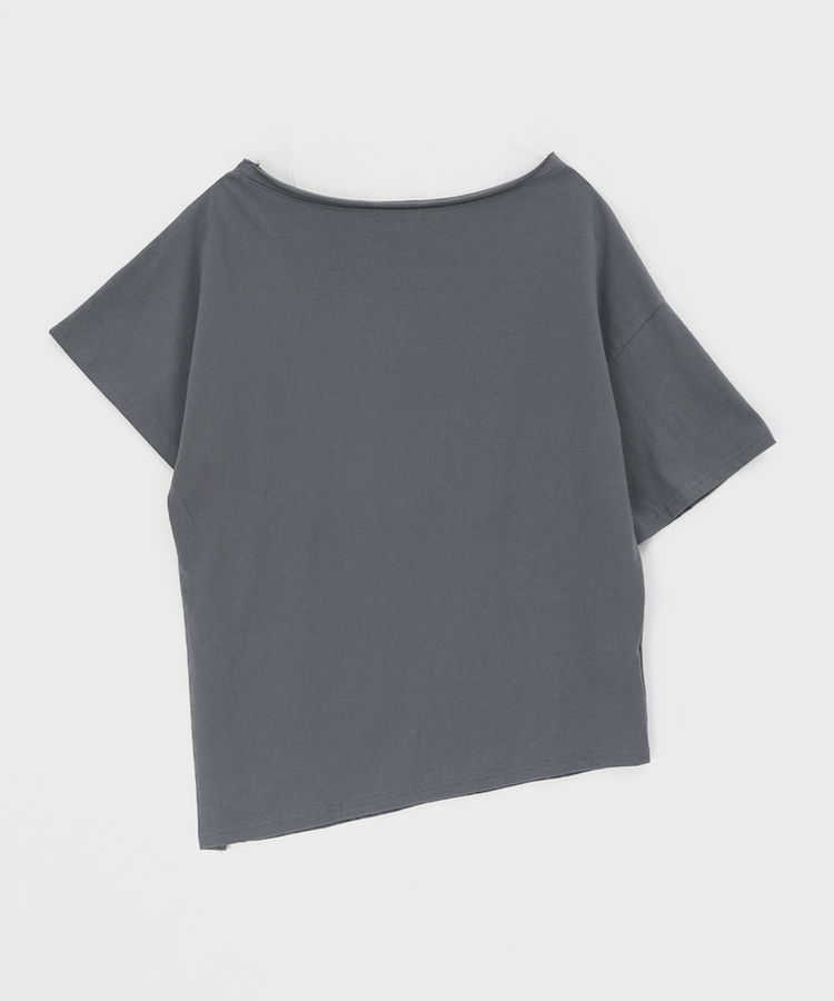 ルーズワンショルダー半袖Tシャツ