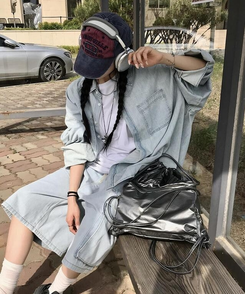 コットンパンツ ワイルドバミューダカーゴパンツ DEEP DENIM