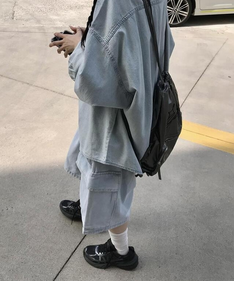 ワイルドバミューダカーゴパンツ DEEP DENIM