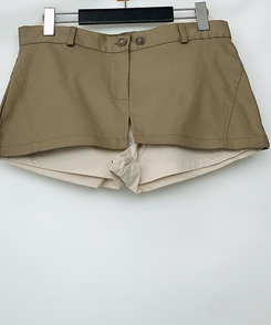 ミニスカート サンドレイヤードスカートパンツ