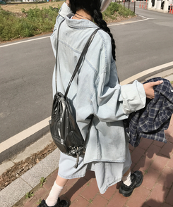 シャツ オーバーフィットチェックシャツ NAVY