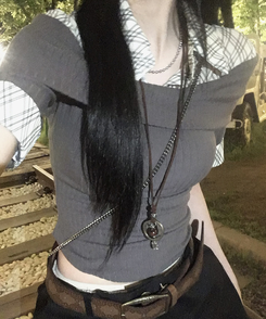 半袖Tシャツ アイレイヤード半袖Tシャツ CHARCOAL