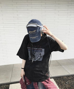 半袖Tシャツ ピグメント半袖Tシャツ BLACK