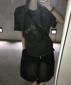半袖Tシャツ ユーノピグメント半袖Tシャツ CHARCOAL